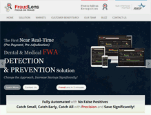Tablet Screenshot of fraudlens.com